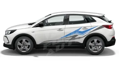Sticker Auto - Opel Grandland - Modele laterale (49)