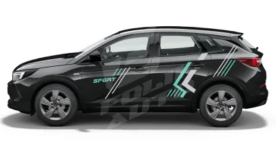 Sticker Auto - Opel Grandland - Modele laterale (67)