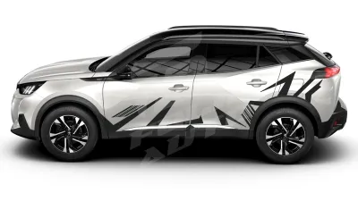 Sticker Auto - Peugeot 2008 - Modele laterale (22)