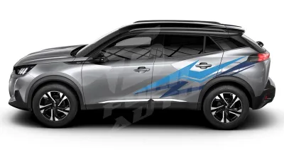 Sticker Auto - Peugeot 2008 - Modele laterale (49)