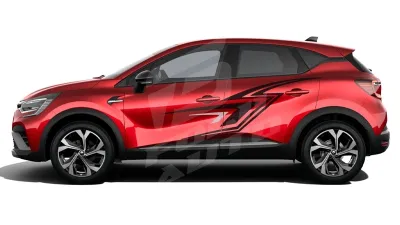 Sticker Auto - Reanault Capture - Modele laterale (47)