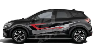 Sticker Auto - Reanault Capture - Modele laterale (48)