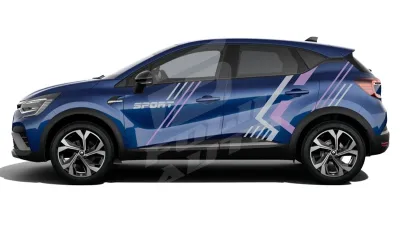 Sticker Auto - Reanault Capture - Modele laterale (67)