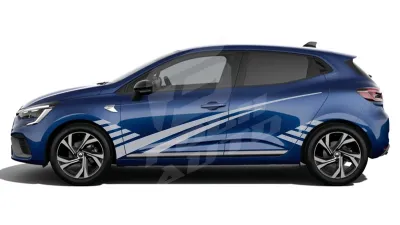 Sticker Auto - Reanault Clio - Modele laterale (06)