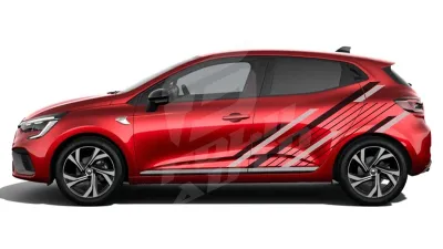 Sticker Auto - Reanault Clio - Modele laterale (43)