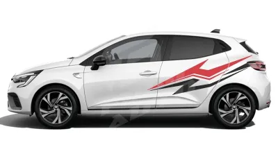 Sticker Auto - Reanault Clio - Modele laterale (49)