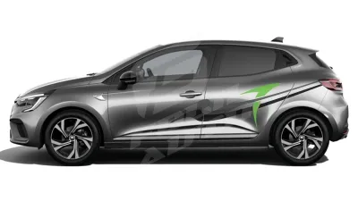 Sticker Auto - Reanault Clio - Modele laterale (50)