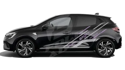 Sticker Auto - Reanault Clio - Modele laterale (68)
