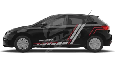 Sticker Auto - Seat Ibiza - Modele laterale (66)