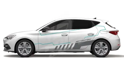 Sticker Auto - Seat Leon - Modele laterale (61)