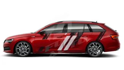Sticker Auto - Skoda Superb - Modele laterale (37)