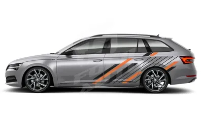 Sticker Auto - Skoda Superb - Modele laterale (43)