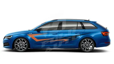 Sticker Auto - Skoda Superb - Modele laterale (48)