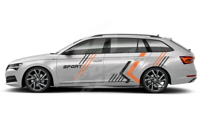 Sticker Auto - Skoda Superb - Modele laterale (67)