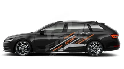 Sticker Auto - Skoda Superb - Modele laterale (68)