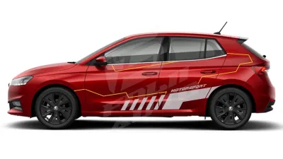 Sticker Auto - Skoda Fabia - Modele laterale (61)