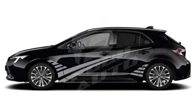 Sticker Auto - Toyota Corolla - Modele laterale (06)