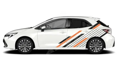 Sticker Auto - Toyota Corolla - Modele laterale (43)