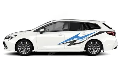 Sticker Auto - Toyota Touring - Modele laterale (49)