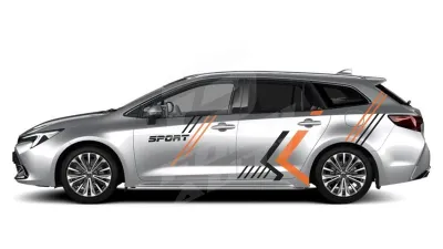 Sticker Auto - Toyota Touring - Modele laterale (67)