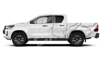 Sticker Auto - Toyota Hilux - Modele Laterale (75)