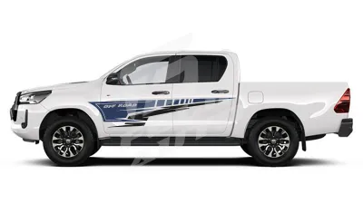 Sticker Auto - Toyota Hilux - Modele Laterale (80)