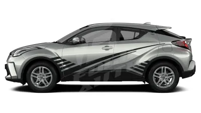 Sticker Auto - Toyota CH-R - Modele laterale (06)