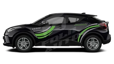 Sticker Auto - Toyota CH-R - Modele laterale (63)