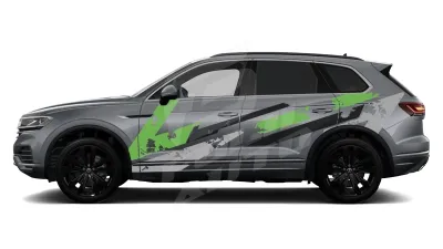 Sticker Auto - Volkswagen Touareg - Modele laterale (24)