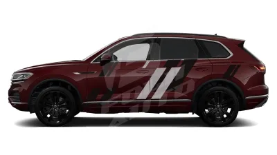 Sticker Auto - Volkswagen Touareg - Modele laterale (37)