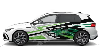 Sticker Auto - Volkswagen Golf - Seturi (09)
